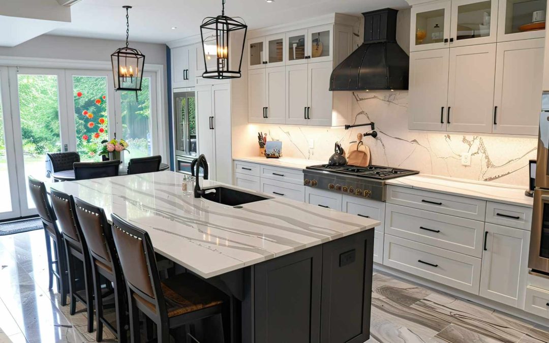 Quartzite kitchen surfaces