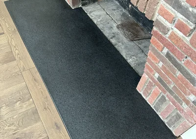 black stone fireplace hearth remodel lakeland shores minnesota