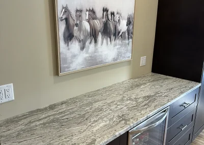 built in bar stone countertop installation st paul park minnesota