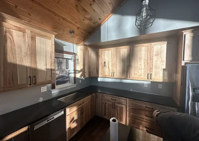custom black stone kitchen counters birchwood village minnesota