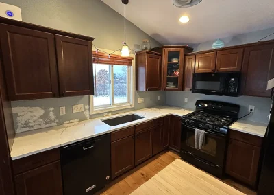 custom white stone countertops installation forest wi