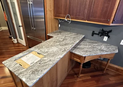 grey and white stone kitchen countertops baxter wisconsin
