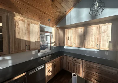 l shaped kitchen black stone countertops birchwood village mn