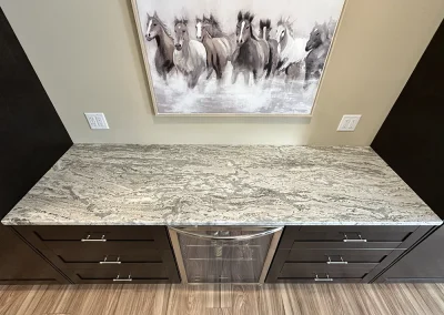 top down view wavy grey stone countertop st paul park mn