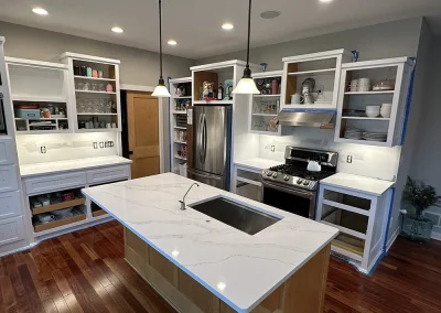 white cabinets with white stone countertops trimbelle wisconsin
